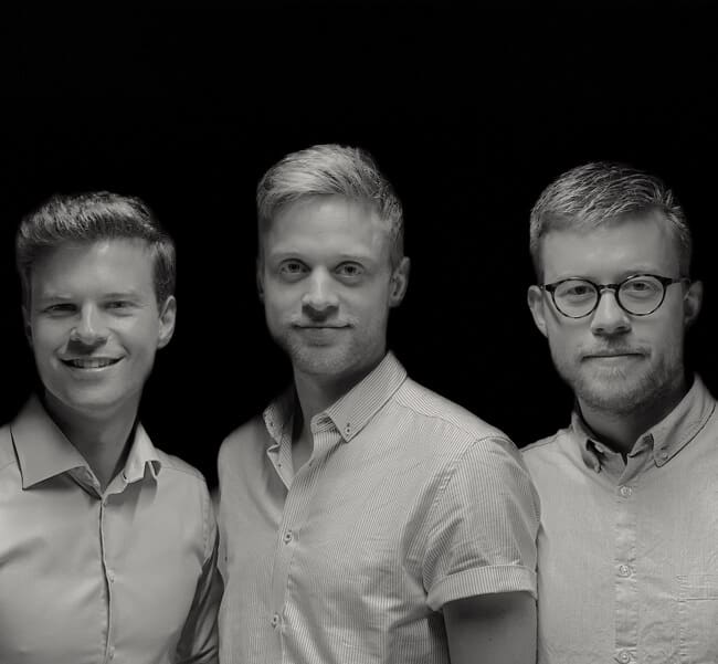 Jimmy Sørensen, Kristian Emil Larsen og Rasmus Skovdal er folkene bag Relion vagtplanen