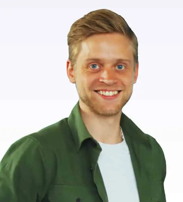 Portræt af Kristian Emil Larsen
